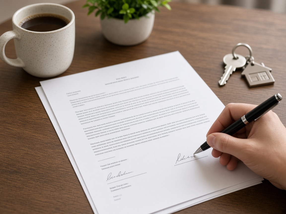 Signing a lease